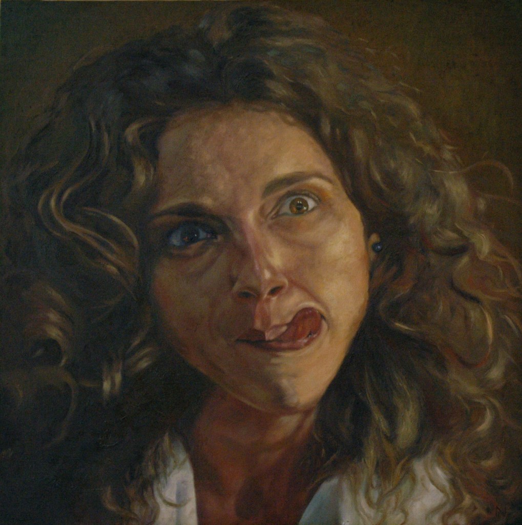 smorfia-01 oil on canvas 95x95cm 2009